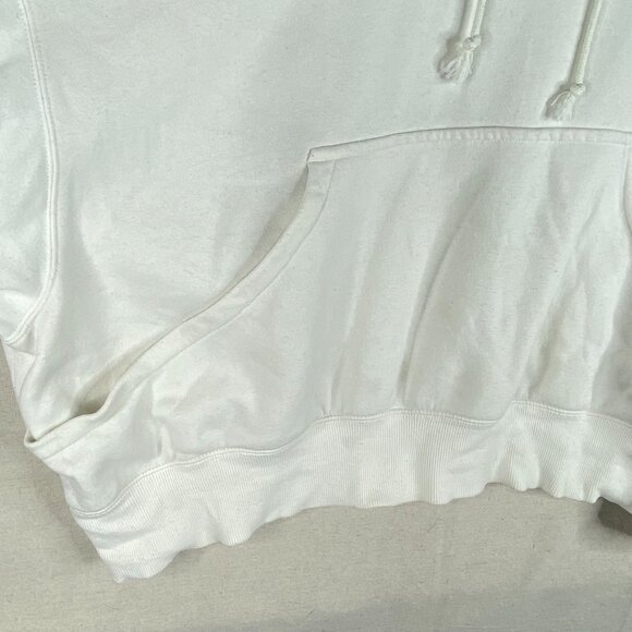 Nike Phoenix Fleece Oversized Hoodie Center Swoosh Pullover Womens Large White - Picture 7 of 10